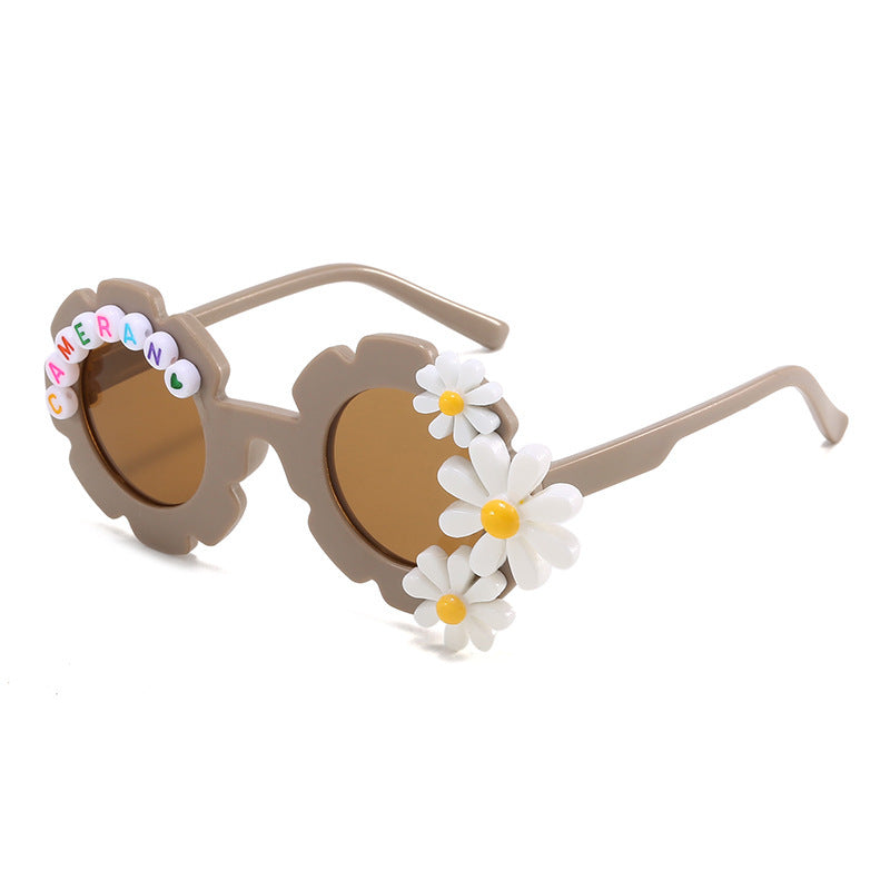 PC al por mayor 2023 Gafas de sol de New Flower Kids